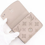 Louis Vuitton Portefeuille Iris Compact Monogram Mahina Gale Gray Bifold Wallet — view 6