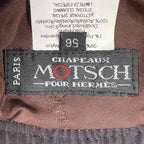 Hermes Motsch Lift Embroidery Nylon Bucket Hat Dark Brown 56 — view 8