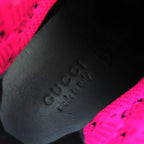 Gucci Logo GG Jersey Side Gore Ankle Boots Short Black Pink 35.5 Recommended — view 9