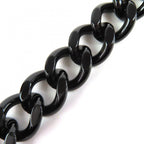 Dior CD Icon Chain Link Bracelet Black Recommended — view 3