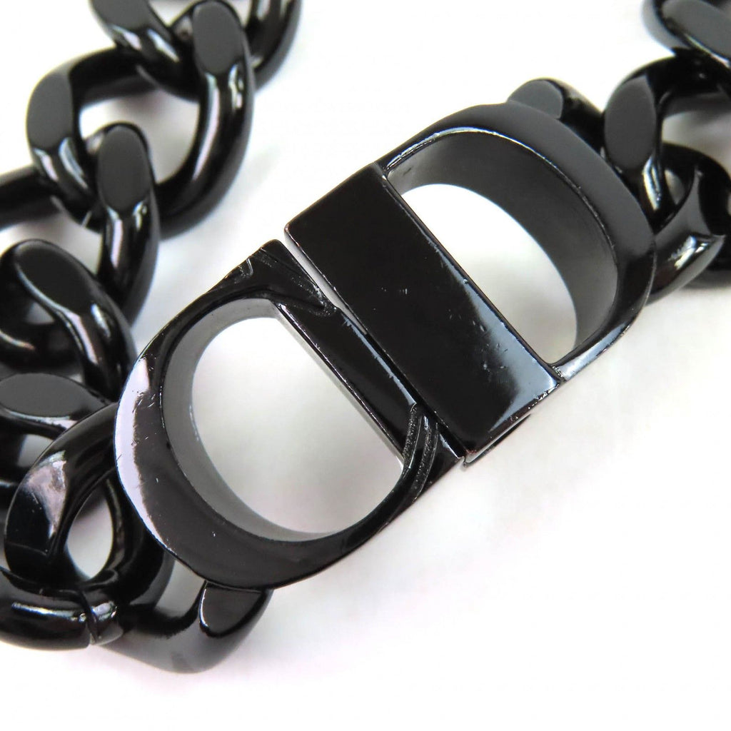 Dior CD Icon Chain Link Bracelet Black Recommended — view 4