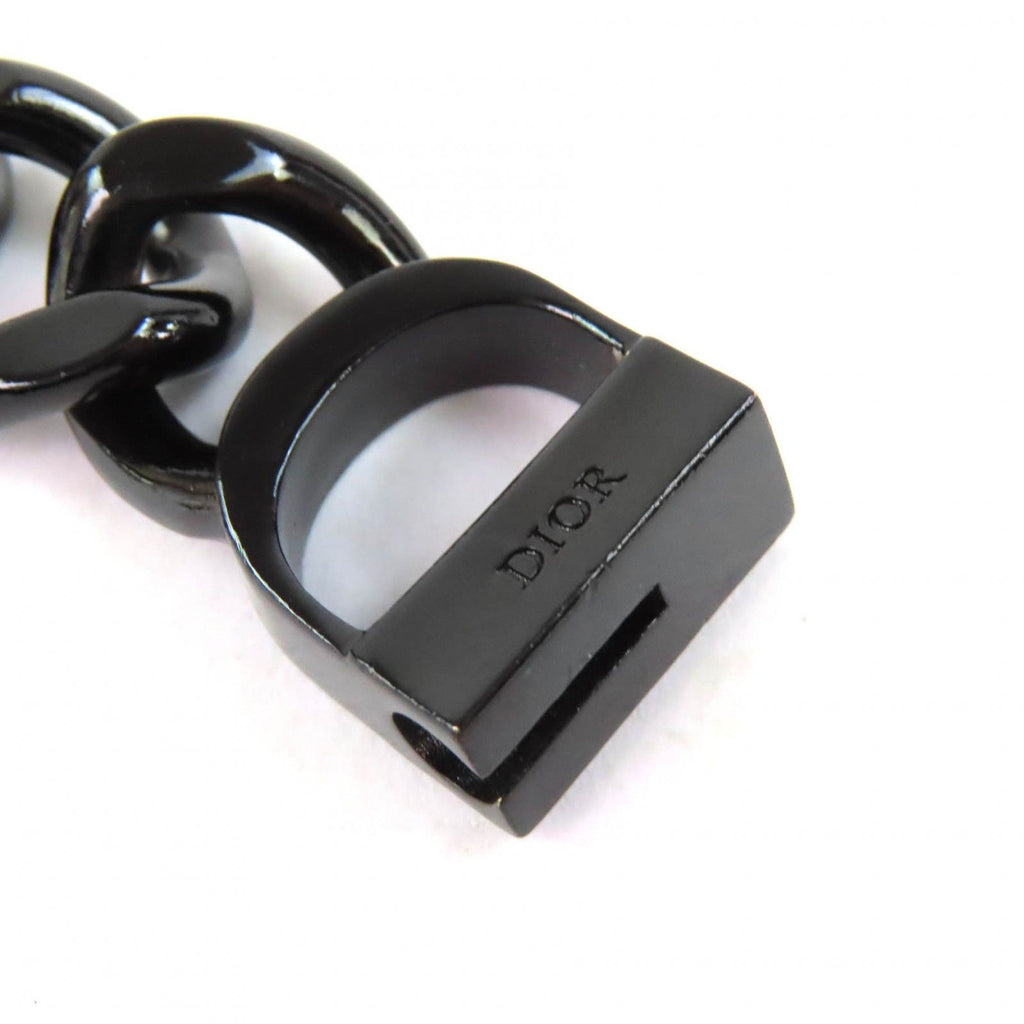 Dior CD Icon Chain Link Bracelet Black Recommended — view 6
