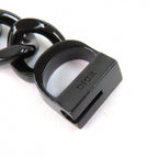 Dior CD Icon Chain Link Bracelet Black Recommended — view 6
