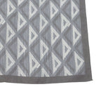 Dior Homme Silk 100% CD Diamond Pocket Square Scarf Handkerchief Gray — view 3