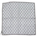 Dior Homme Silk 100% CD Diamond Pocket Square Scarf Handkerchief Gray — view 2