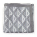 Dior Homme Silk 100% CD Diamond Pocket Square Scarf Handkerchief Gray