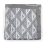 Dior Homme Silk 100% CD Diamond Pocket Square Scarf Handkerchief Gray