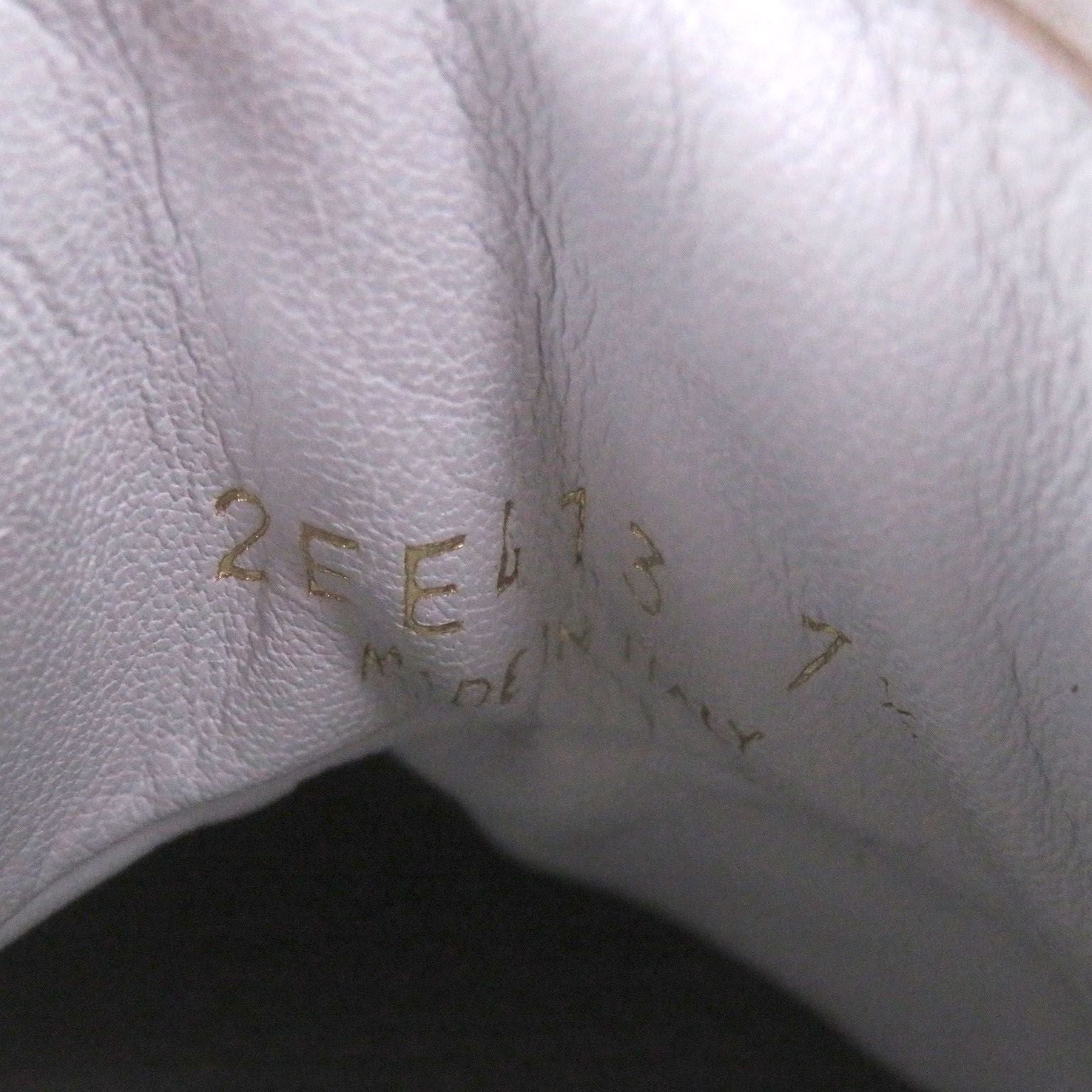 Prada Triangle Logo Distressed Low Cut Sneakers Leather Shoes White 7.5 — view 9