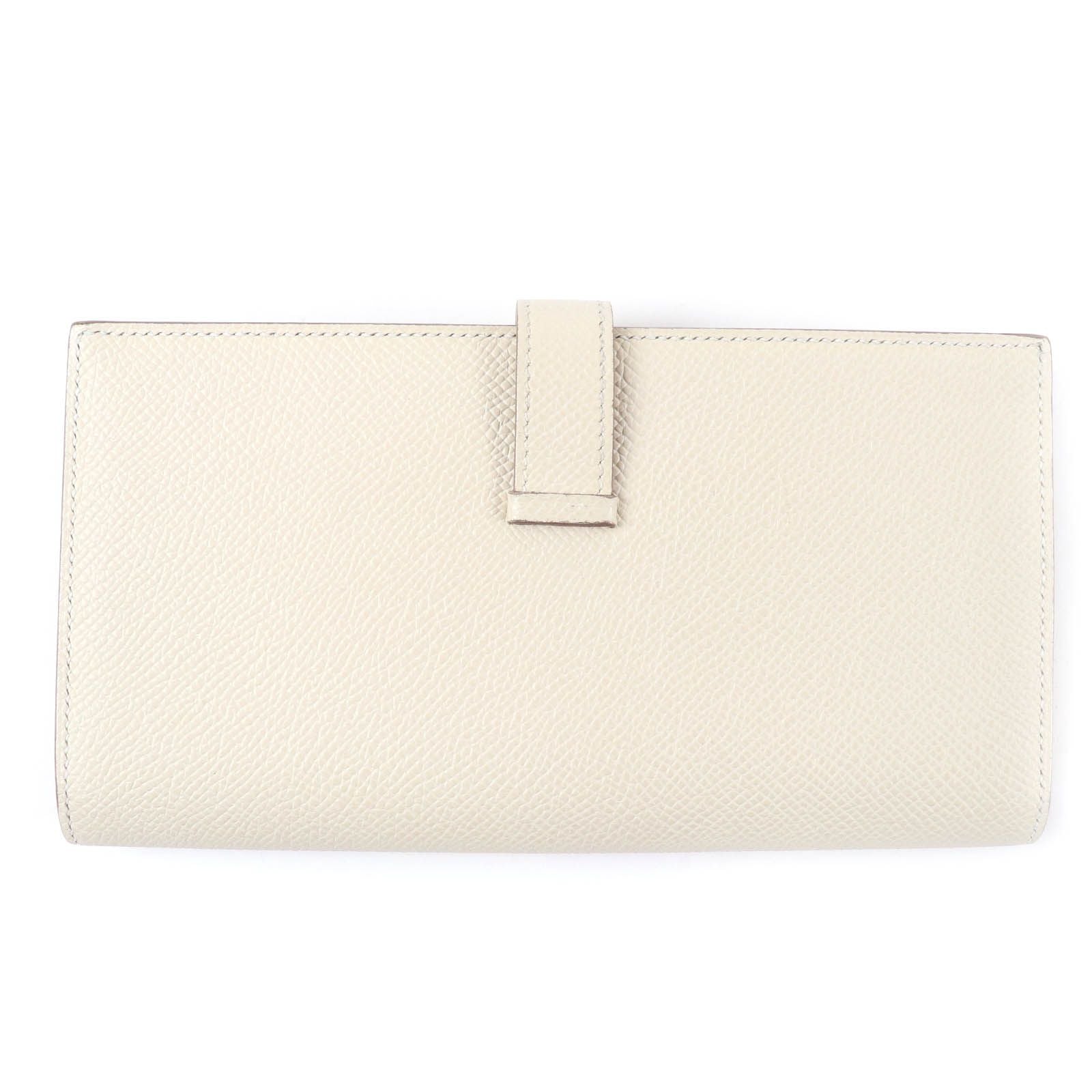 Hermes Bearn Souffle Chevre Misor Nata Gold Wallet — view 3