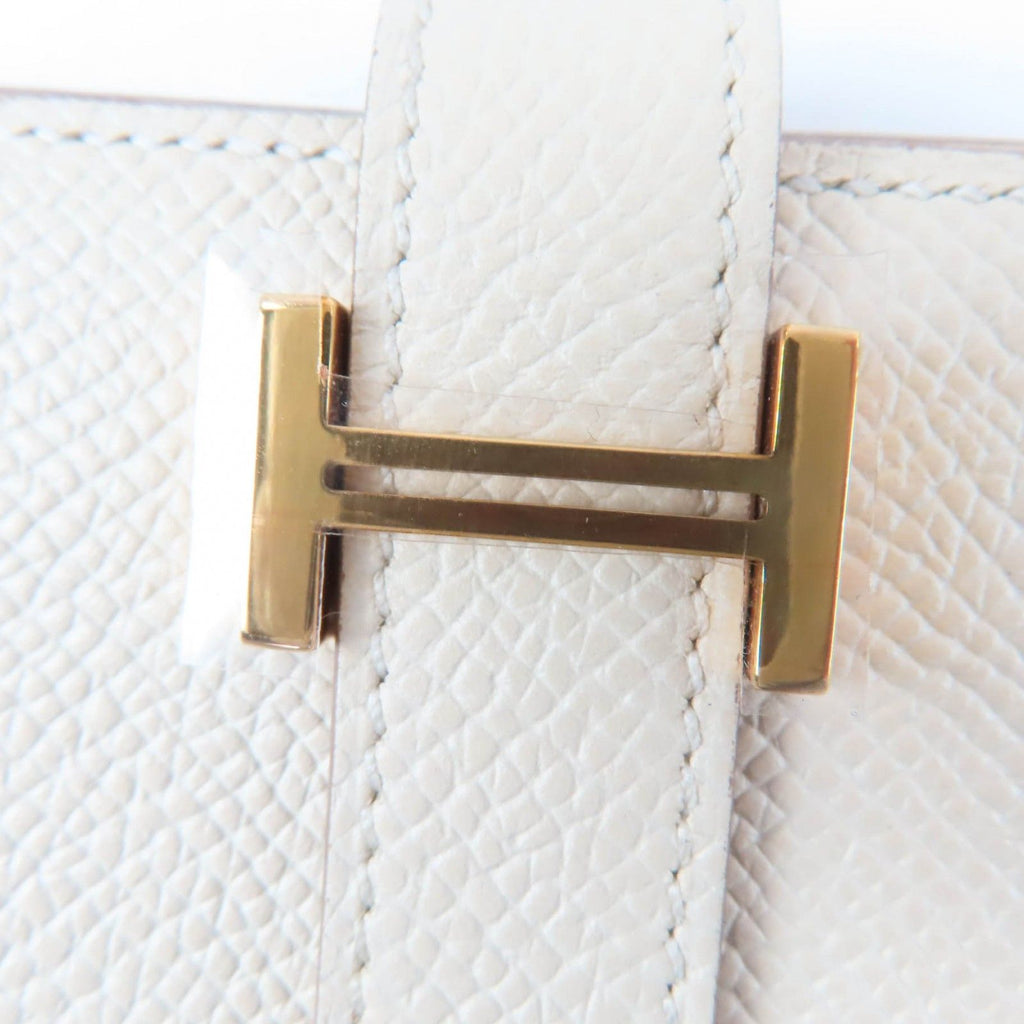 Hermes Bearn Souffle Chevre Misor Nata Gold Wallet — view 7