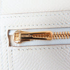 Hermes Bearn Souffle Chevre Misor Nata Gold Wallet — view 8