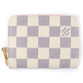 Louis Vuitton Zippy Coin Case Damier Azur Light Bliss Cream