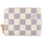 Louis Vuitton Zippy Coin Case Damier Azur Light Bliss Cream