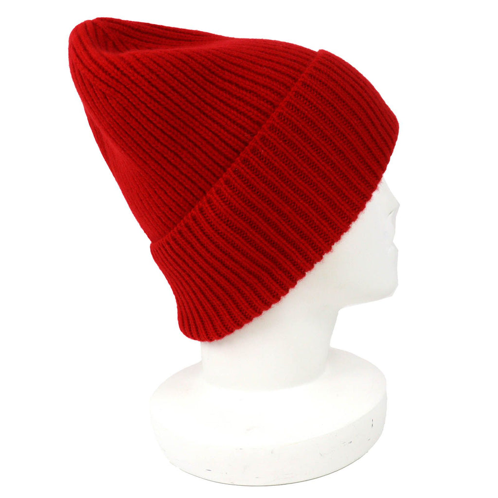 Louis Vuitton Bonnet LV Ahead Cashmere Logo Beanie Knit Cap Red Hat — view 3