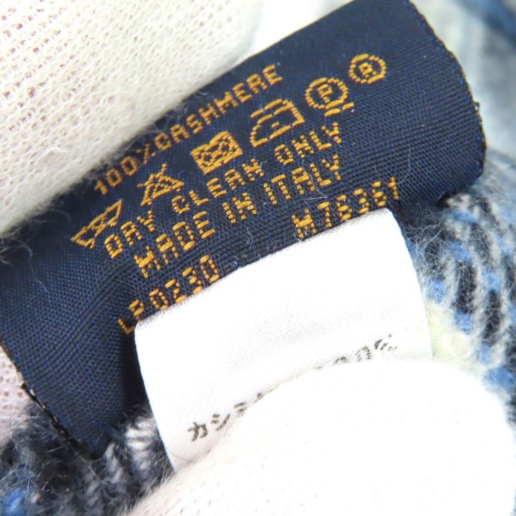 Louis Vuitton Echarpe Mini Reykjavik Cashmere 100% LV with Circle Brooch — view 7