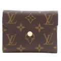 Louis Vuitton Portefeuille Victorine Monogram Canvas Brown Trifold Wallet