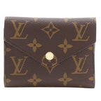 Louis Vuitton Portefeuille Victorine Monogram Canvas Brown Trifold Wallet