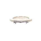Chanel Logo Ring 925 Sterling Silver Vintage