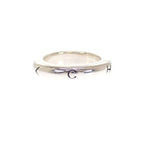 Chanel Logo Ring 925 Sterling Silver Vintage