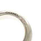Chanel Logo Ring 925 Sterling Silver Vintage