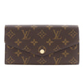 Louis Vuitton Portefeuille Sarah Monogram Canvas Brown Wallet