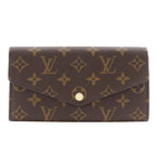 Louis Vuitton Portefeuille Sarah Monogram Canvas Brown Wallet