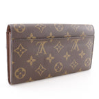 Louis Vuitton Portefeuille Sarah Monogram Canvas Brown Wallet — view 3
