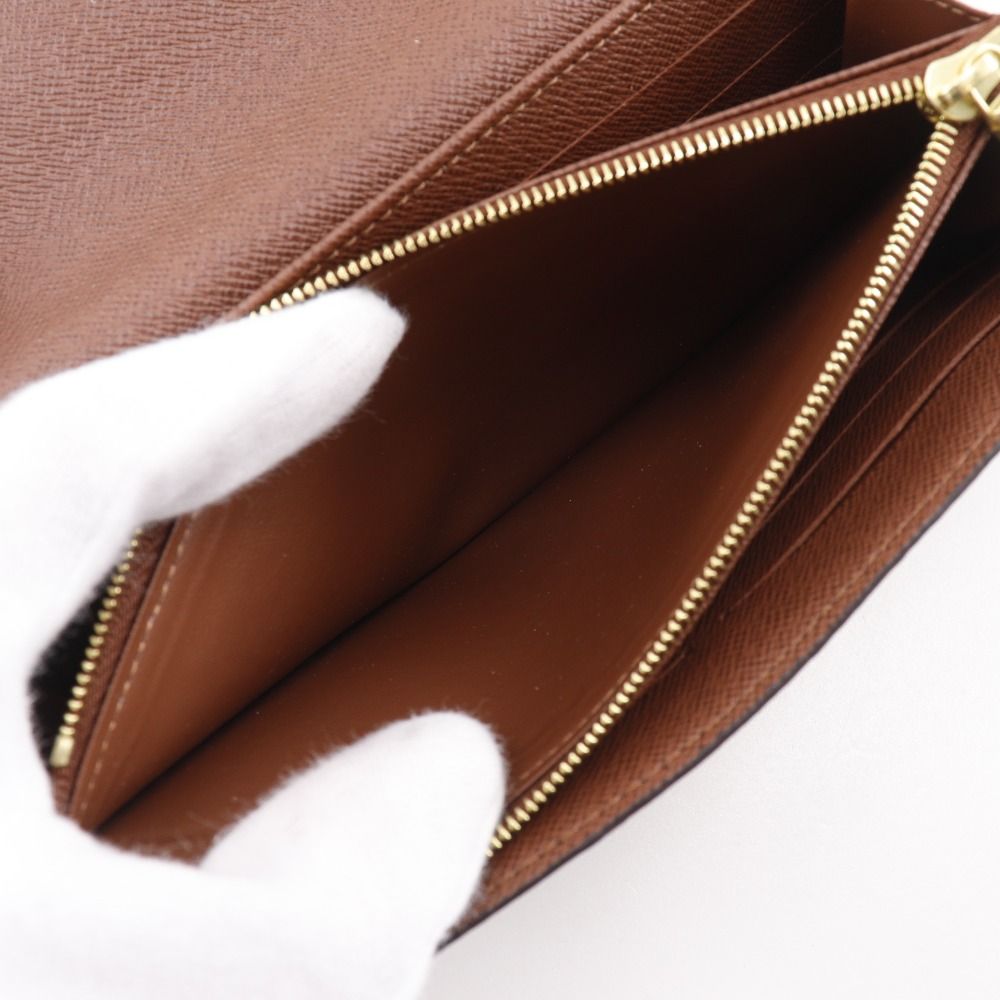 Louis Vuitton Portefeuille Sarah Monogram Canvas Brown Wallet — view 6