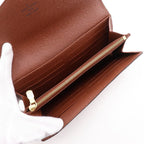 Louis Vuitton Portefeuille Sarah Monogram Canvas Brown Wallet — view 5