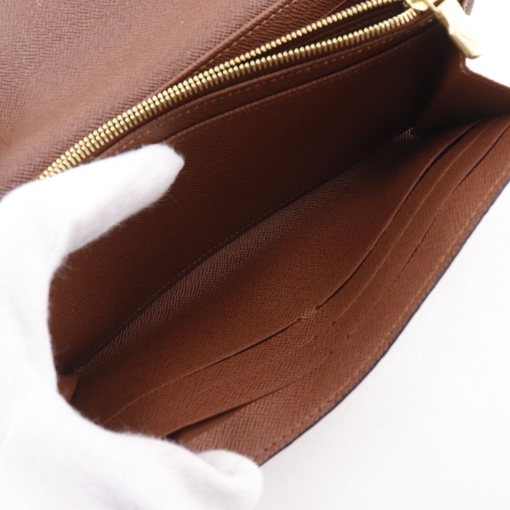Louis Vuitton Portefeuille Sarah Monogram Canvas Brown Wallet — view 7