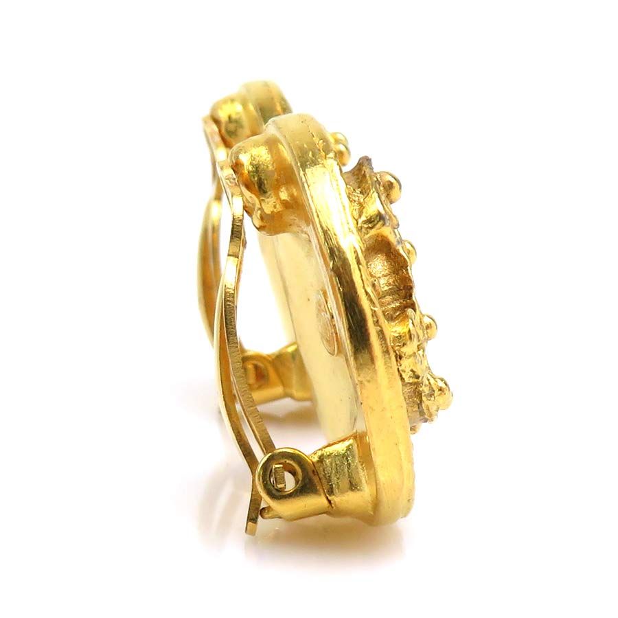 Chanel Earrings Vintee Gold — view 2