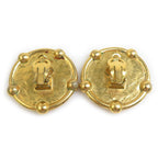 Chanel Earrings Vintee Gold — view 6