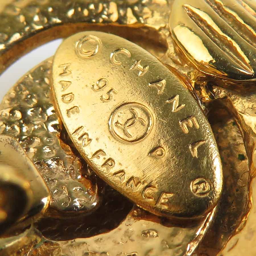 Chanel Earrings Vintee Gold — view 7