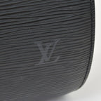 Louis Vuitton Epi Soufflot Handbag Leather Noir Gold — view 5