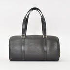 Louis Vuitton Epi Soufflot Handbag Leather Noir Gold — view 3