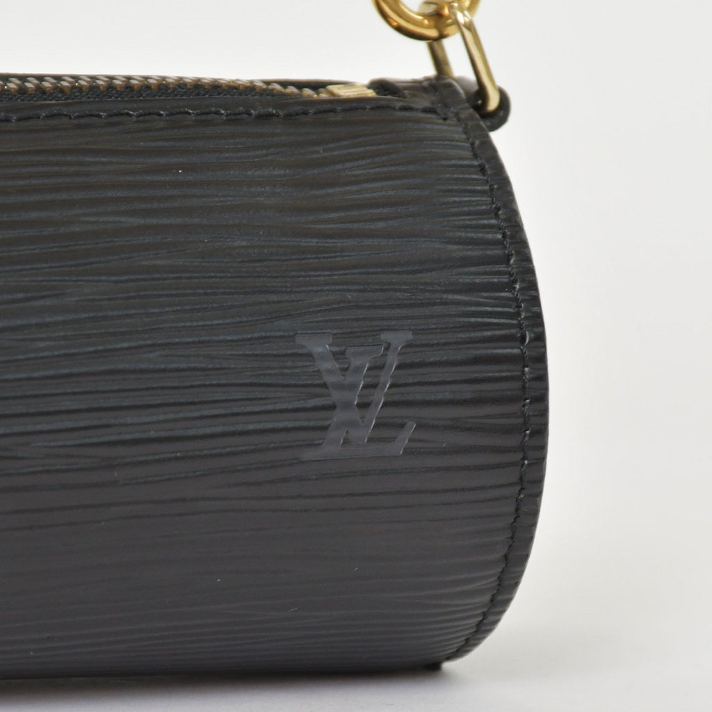 Louis Vuitton Epi Soufflot Handbag Leather Noir Gold — view 8