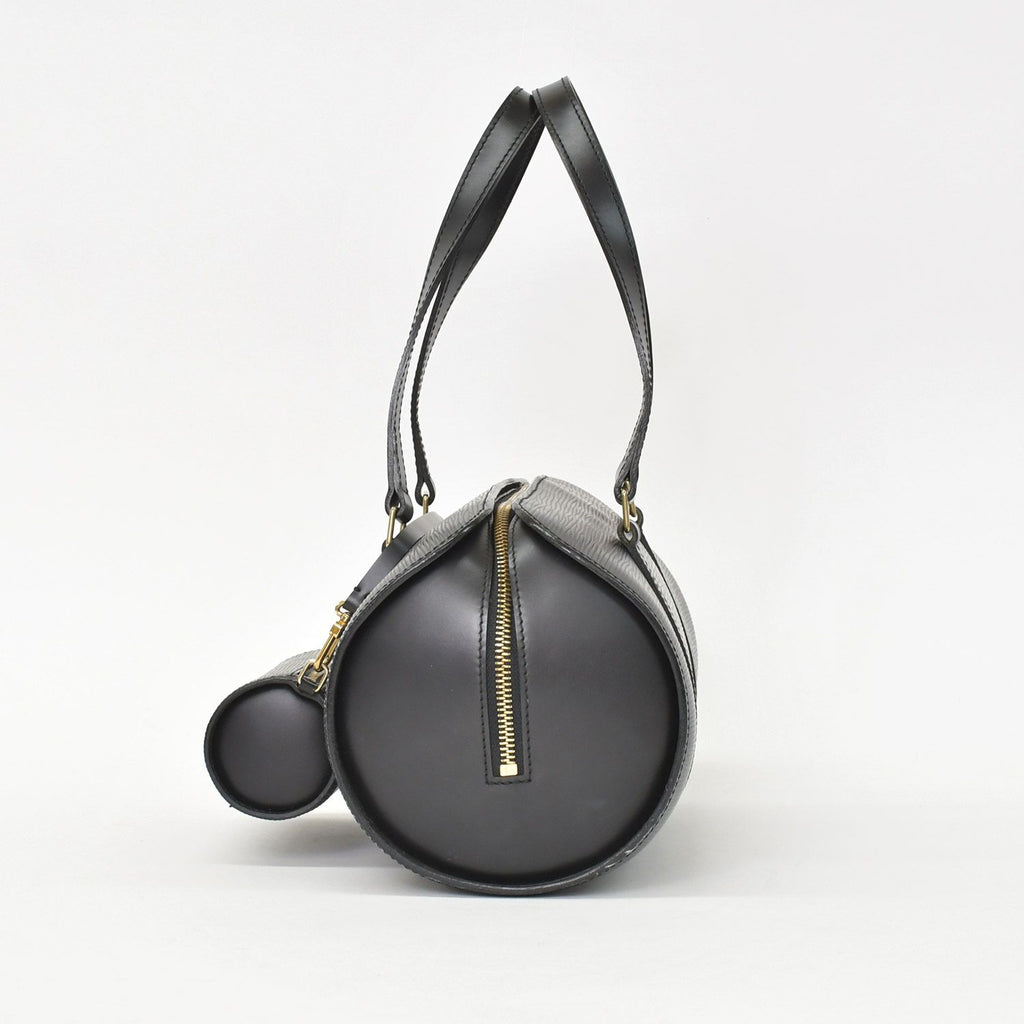 Louis Vuitton Epi Soufflot Handbag Leather Noir Gold — view 2