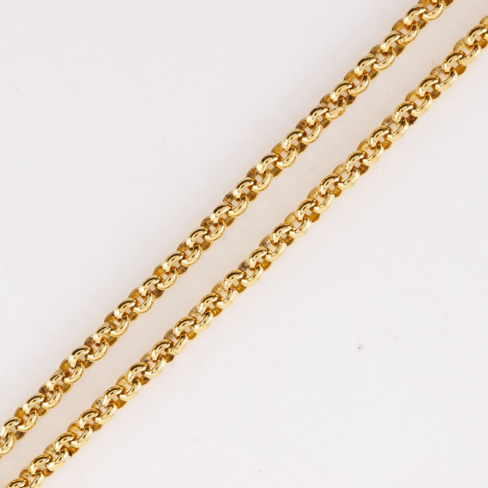 Chanel CC Logo Vintage Gold Plated Necklace — view 4