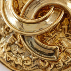 Chanel CC Logo Vintage Gold Plated Necklace — view 8