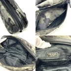 Prada Second Bag Triangle Logo Camouflage Nylon Gray — view 8