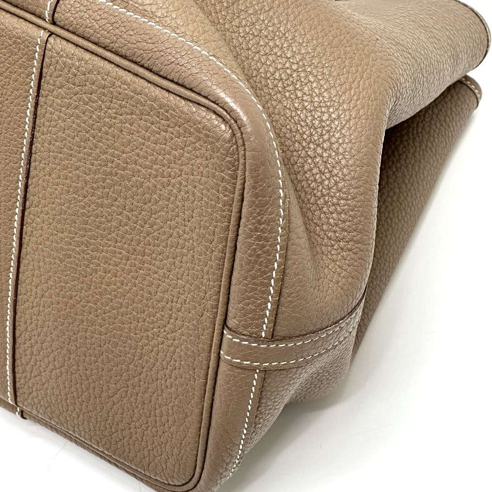 Hermes Tote Garden Party PM Negonda Etoupe Beige — view 4