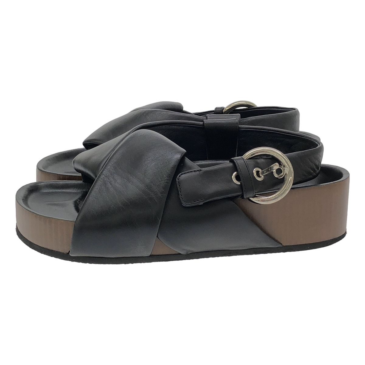 Celine by Phoebe Philo Boxy Nappa Leather Boxi Twist Strap — view 2