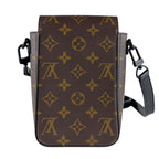 Louis Vuitton Shoulder Bag Monogram Macassar S Rock Vertical Wearable Wallet — view 3