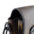 Louis Vuitton Shoulder Bag Monogram Macassar S Rock Vertical Wearable Wallet — view 6