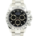 Rolex Cosmograph Daytona SS Black No Fine Needle Watch