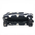 Chanel Shoulder Bag CC Logo Bicolor Nylon Black — view 5