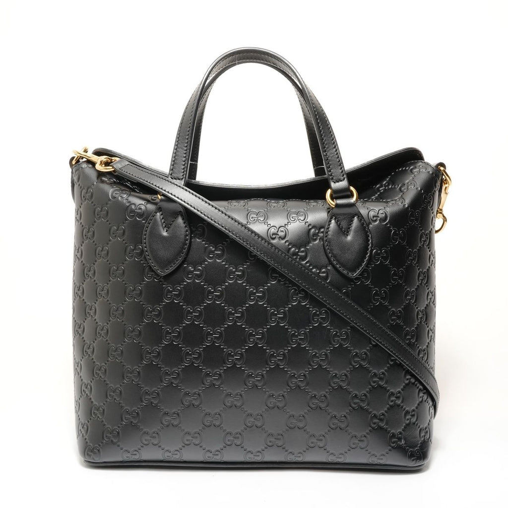 Gucci Shoulder Bag GG Guccissima Leather Top Handle 2-Way