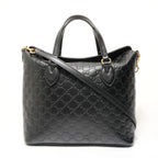 Gucci Shoulder Bag GG Guccissima Leather Top Handle 2-Way
