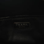 Prada Shoulder Bag Flower Motif Patent Leather — view 9