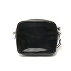 Prada Shoulder Bag Flower Motif Patent Leather — view 2